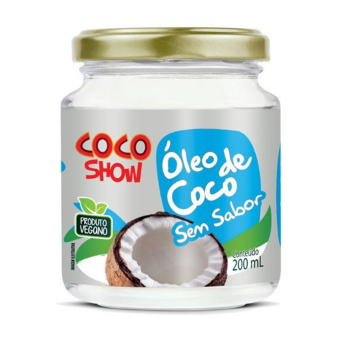 Oléo De Coco Sem Sabor 200ml Coco Show